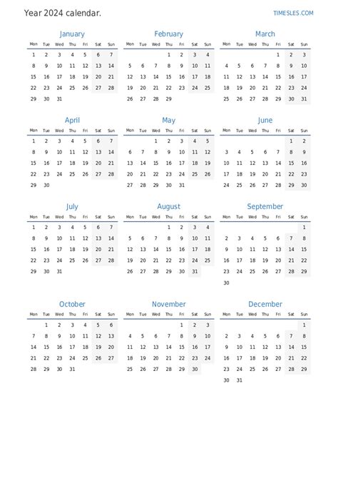 Calendar 2024 Sweden - Calendar 2024 Ireland Printable