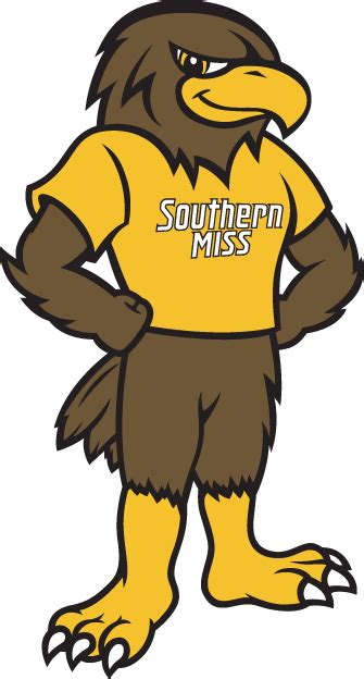 Southern Miss Golden Eagles Mascot Logo (2003) - Southern Miss Golden Eagles mascot - Seymour d ...