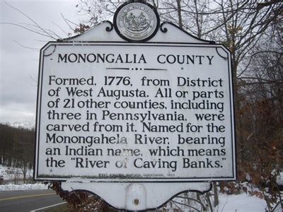 Monongalia / Preston County - West Virginia Historical Markers on ...