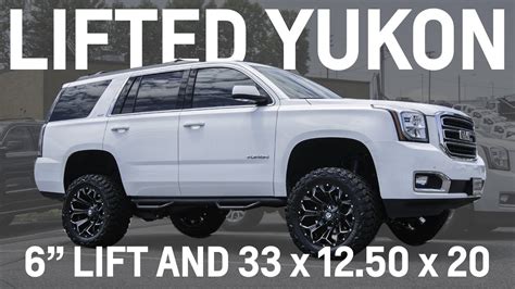 LIFTED 2021 GMC YUKON | 6" Lift and 33's - YouTube