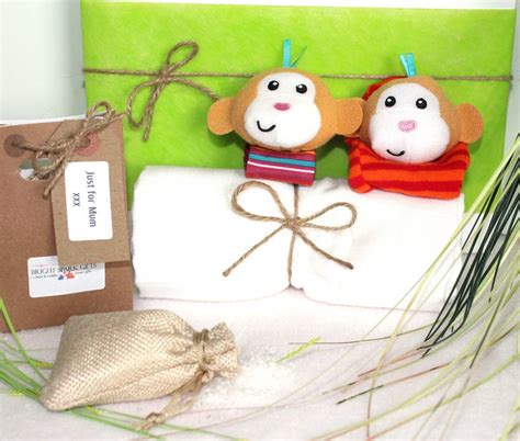 Cheeky Monkey Baby Gift Box By Bright Spark Gifts