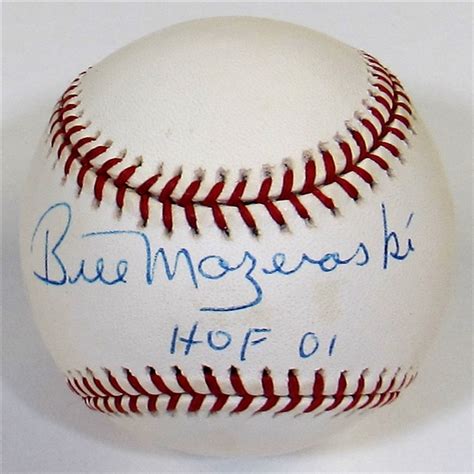 Lot Detail - Bill Mazeroski signed Baseball - JSA