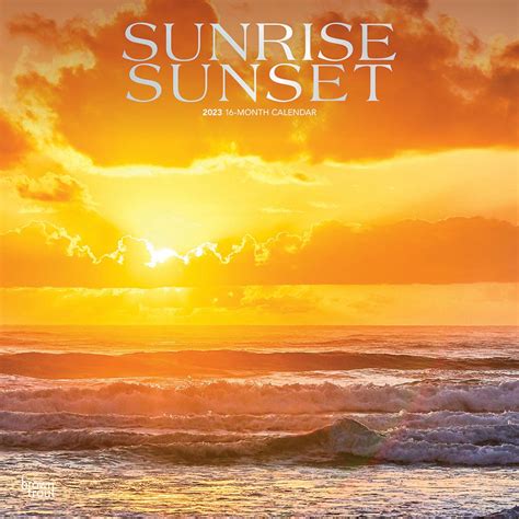 Sunrise Sunset | 2023 Square Wall Calendar – BrownTrout