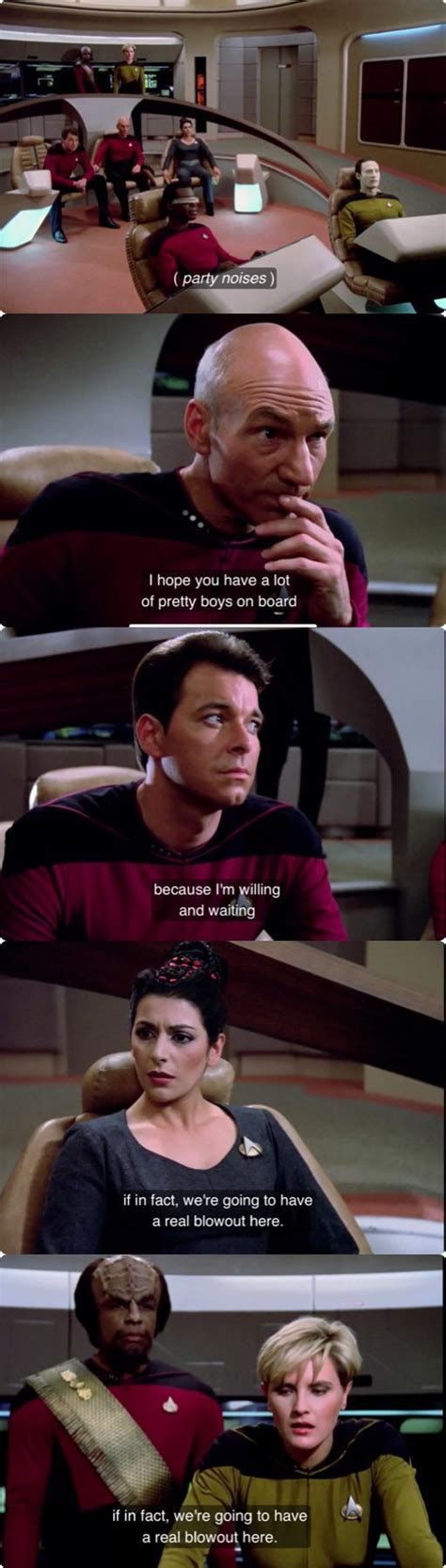 TNG - writing its own memes : r/startrekmemes