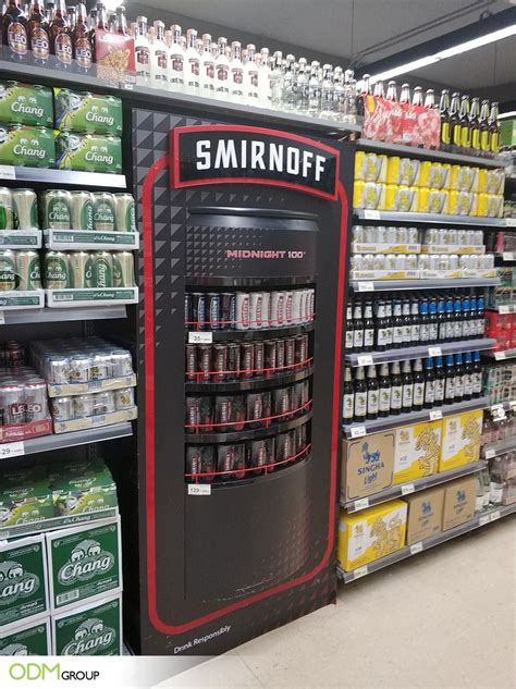 Smirnoff's Eye-Catching Custom Beverage Display - The ODM Group