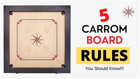 5 Carrom Board Rules You Should Know!!! - YouTube