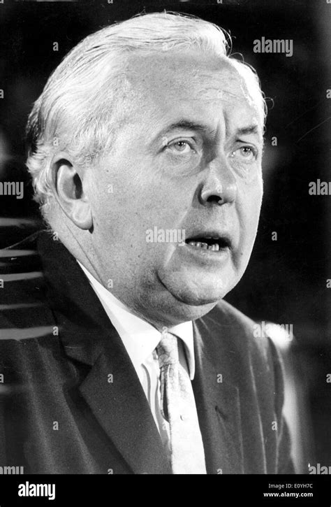 Harold wilson british prime minister hi-res stock photography and ...