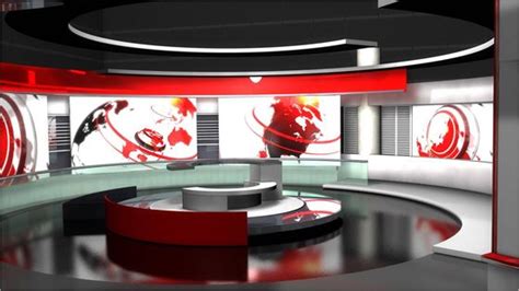 Tv set design, Studio, Bbc news