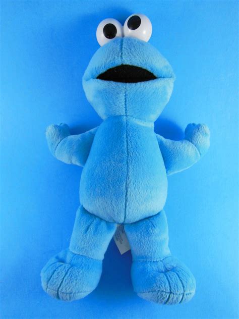 Sesame Street Baby Cookie Monster Plush 11" Fisher Price Mattel 2002 ...