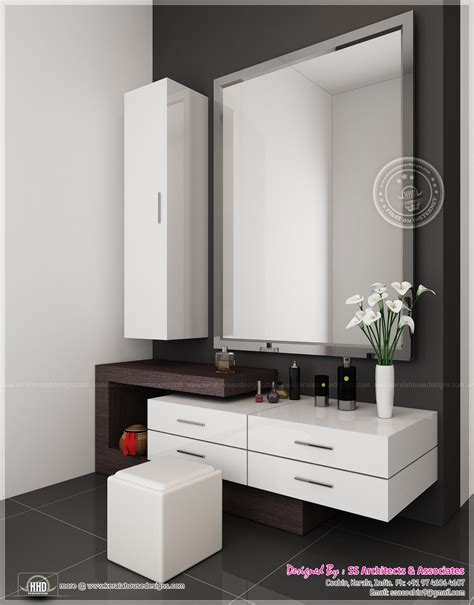 Different dressing table designs by SS Architects, Cochin | House Design Plans