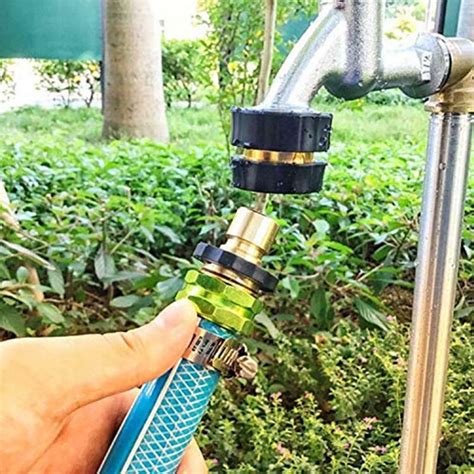 4/8PC Garden Hose Quick Connect Water Hose Fit Brass Female Male ...