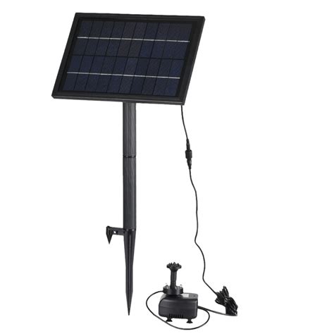 Solar Powered Water Pump Built in Storage Battery Submersible Pumps Fountain Fountain Garden ...