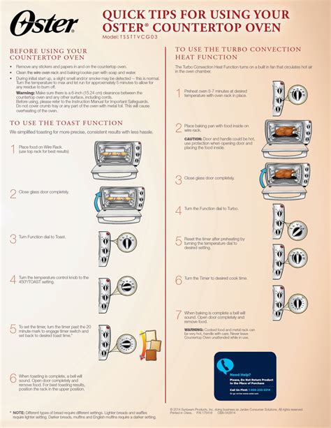 OSTER TSSTTVCG03 QUICK TIPS MANUAL Pdf Download | ManualsLib