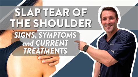 SLAP tear of the shoulder: Signs, symptoms and current treatments | Dr Geier