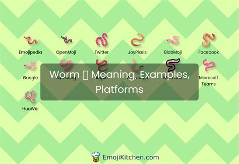 🪱 worm emoji meaning, info, stats - EmojiKitchen