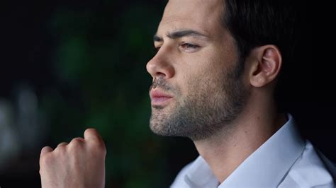 Portrait Of Thoughtful Businessman Male Stock Footage SBV-338650006 - Storyblocks