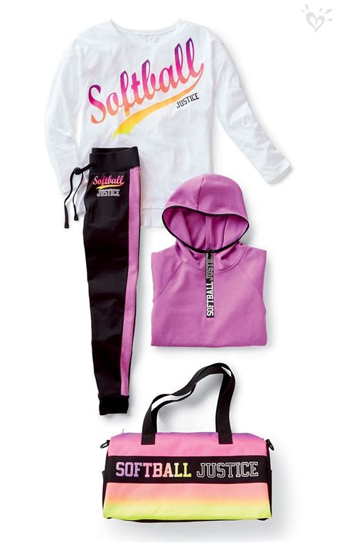 Softball Clothes For Practice ; Softball Clothes | Justice clothing outfits, Softball outfits ...