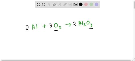 SOLVED: When the following unbalanced equation is balanced, the coefficient of Al is: Al + O2 –Al2O3