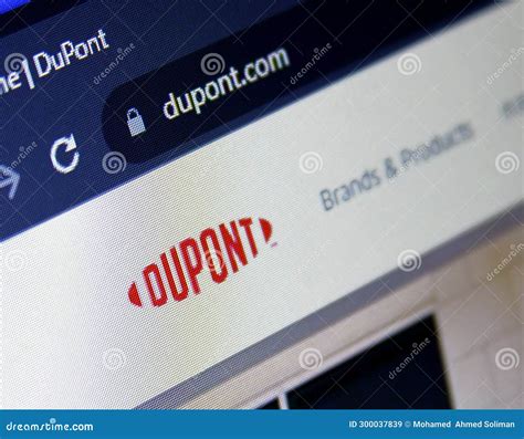 DuPont chemical company editorial stock image. Image of homepage ...