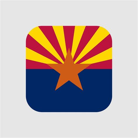 Arizona state flag. Vector illustration. 11141763 Vector Art at Vecteezy