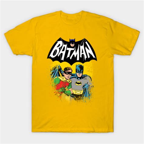 batman 66 with logo - Batman - T-Shirt | TeePublic