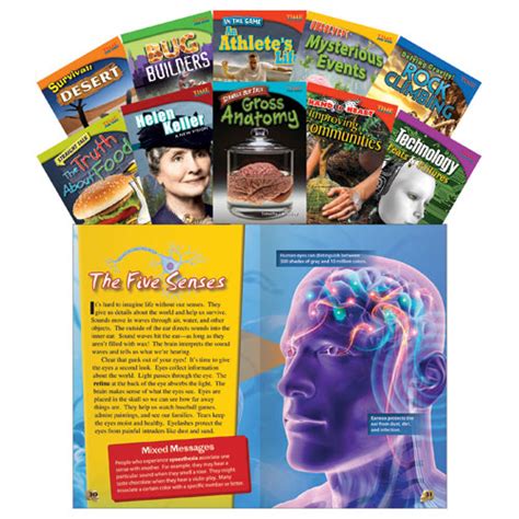 TIME FOR KIDS® Informational Text Readers - Grade 4 - Advanced Set 1 10-Book Set - Literature ...