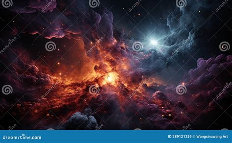 Southern Ring Nebula stock illustration. Illustration of stars - 289121259