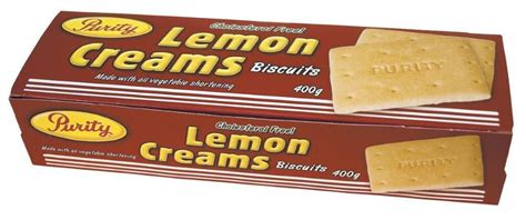 Purity Lemon Cream Biscuits - 400g | East Coast Catalog