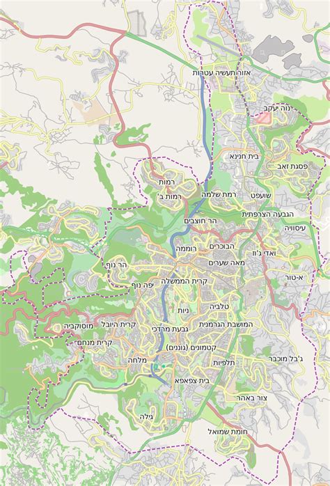 Tourist Map Of Safed Israel - Best Tourist Places in the World