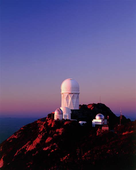 Telescope Domes At The Kitt Peak Observatory Photograph by David Parker/science Photo Library