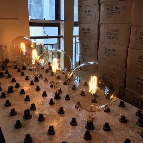 Big Size Edison Led Bulb Giant Globe Bulb G380 Non-dimmable 8w 220-240v E40 Vintage Light Bulb ...