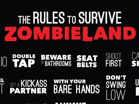 Zombieland Rules by Jared Bischoff on Dribbble