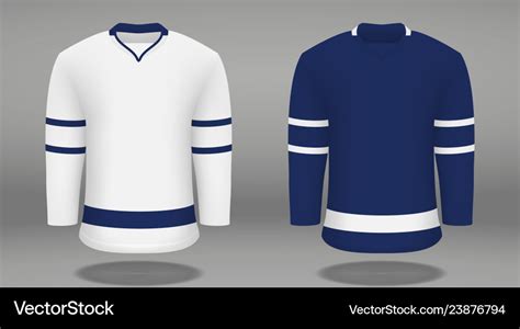 Shirt template forice hockey jersey Royalty Free Vector