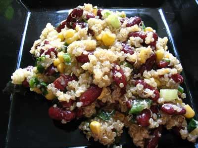 Red Kidney Bean and Quinoa Salad | Lisa's Kitchen | Vegetarian Recipes ...