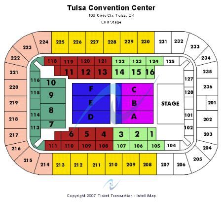 Tulsa Convention Center Tickets and Tulsa Convention Center Seating ...