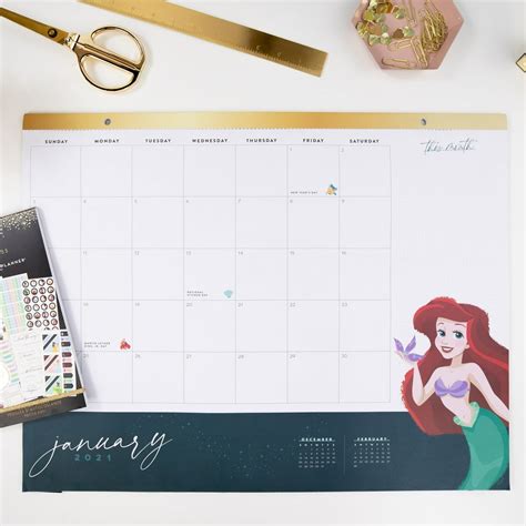 The Happy Planner® Disney 18 Month Desk Calendar - Walmart.com ...