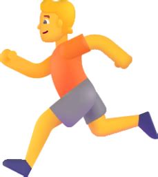 "person running" Emoji - Download for free – Iconduck