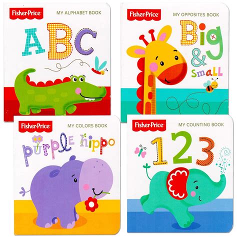 Buy Fisher-Price Fisher Price "My First Books" Set Of 4 Baby Toddler ...