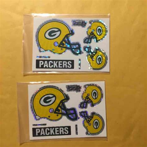 Green Bay Packers Helmet Logo Stickers on Mercari | Green bay packers ...