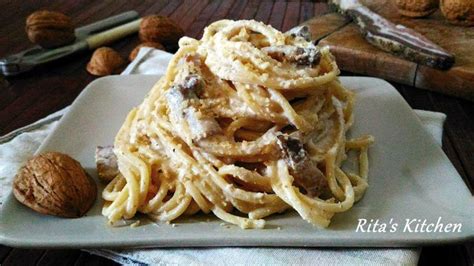 spaghetti alla crema di noci | Recipes, Food, Pancetta