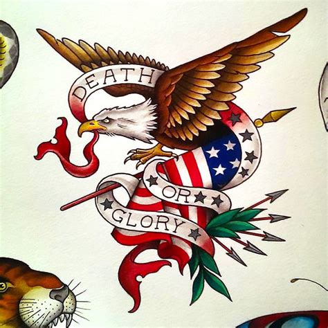 Share 70+ american flag traditional tattoos best - in.cdgdbentre