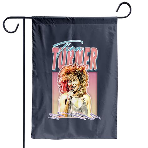 Tina Turner ///// 80s Style Retro Fan Art Design - Tina Turner - Garden Flags