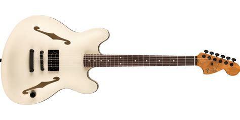 Fender Tom DeLonge Starcaster Satin Olympic White - Guitar.co.uk