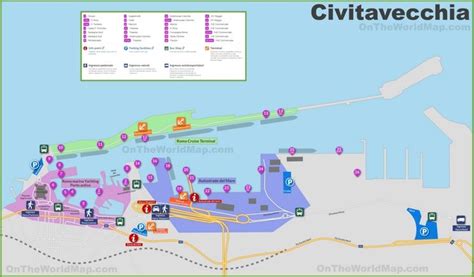 Port of Civitavecchia Map