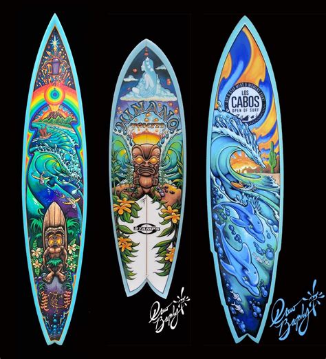 Surfboard Artwork - WoodsLima