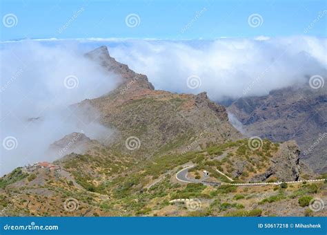 Blue sky, mountains stock photo. Image of frost, cloud - 50617218