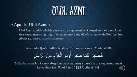 Nabi-Nabi Ulul Azmi