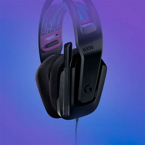 Logitech G335 Wired Gaming Headset With Mic and Comfortable Headband Black