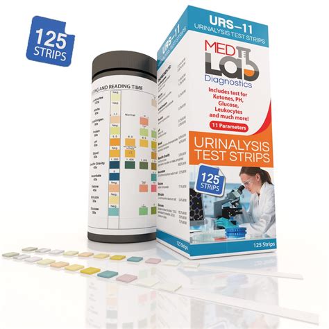 11 Parameter Urinalysis Test Strips | MedLabDiagnostics.org: Keto Diet Strips or pH Strips