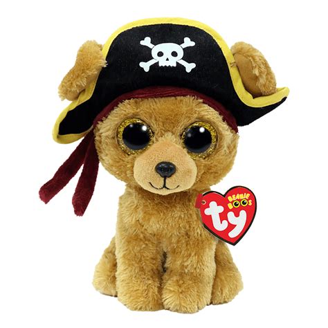 Ty Beanie Boos - ROWAN the Halloween Pirate Dog (6 Inch) Stuffed Plush ...